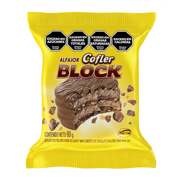 ALFAJOR COFLER BLOCK TRIPLE 60 GRS